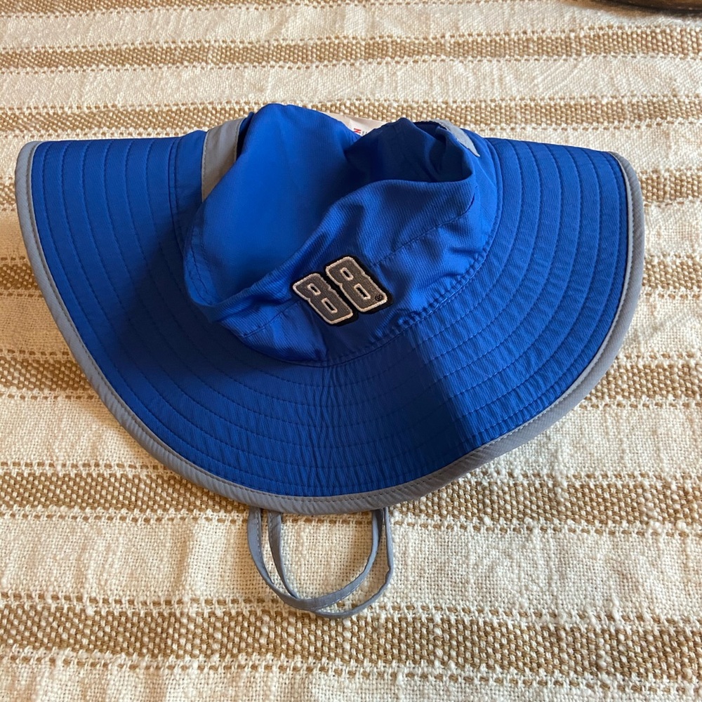 Dale Earnhardt Jr NASCAR blue bucket fishing hat